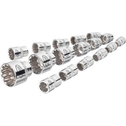 Vigor V1898 Dopsleutelinzetset 1/2 (12,5 mm) 17-delig