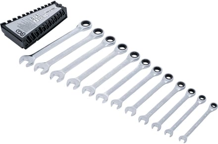 BGS Ringratelsleutelset SW 8 - 19 mm 12-delig - 6544