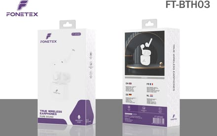 True Wireless Headphone White FT-BTH03