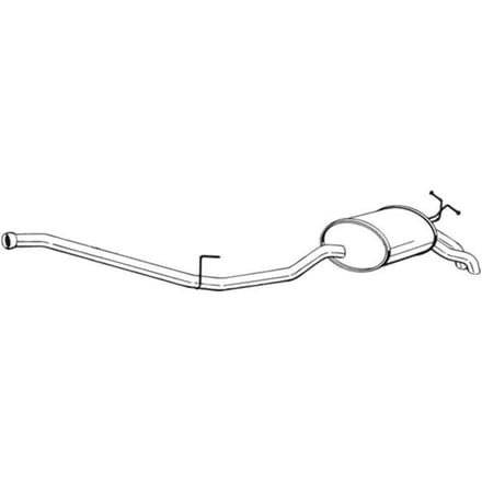 Geluiddemper achter BOSAL 287-087