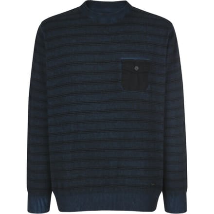 Babista herren Trui - 52 - donkerblauw - Plus Size