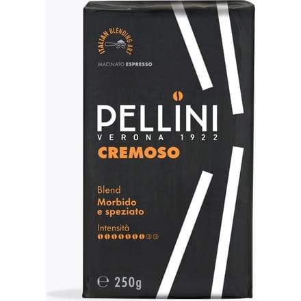 Pellini Cremoso Espresso 250g gemalen (Nr. 46)