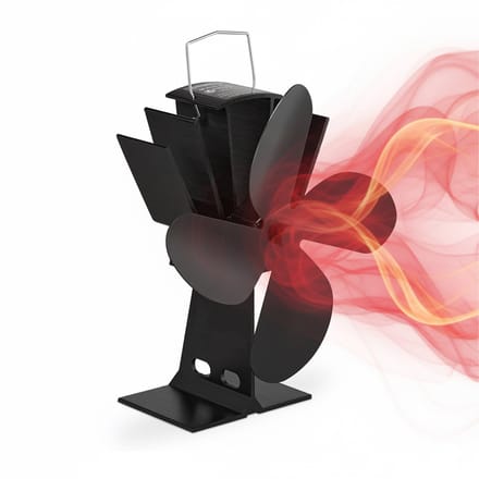 Kachelventilator voor houtkachel - zonder stroom