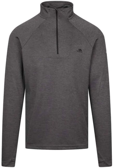 Trespass Valin Sweatshirt Met Halve Rits Grijs XL Man