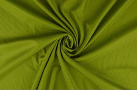 Tricot voering - 1 meter - Mosgroen - Per meter - Charmeuse stretch voering - 160cm breed