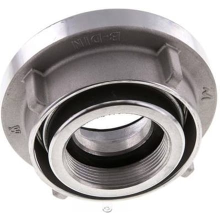 75-B (89 mm) Gesmeed Aluminium Storz-koppeling G 2'' Binnendraad Draaibaar