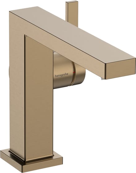hansgrohe Tecturis E - Wastafelkraan - Ééngreeps bediening - CoolStart energiebesparend - Zonder waste - 110mm maat - Brushed Bronze
