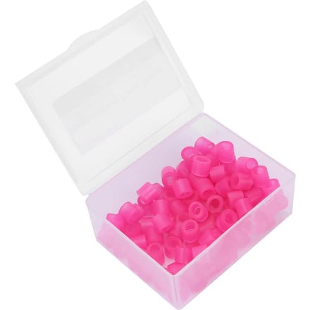 100 stuks Tandheelkundige Kleurcode Ringen Niet-Giftige Siliconen Tandheelkundige Kleurcode Ringen Accessoire Benodigdheden(Mix roze