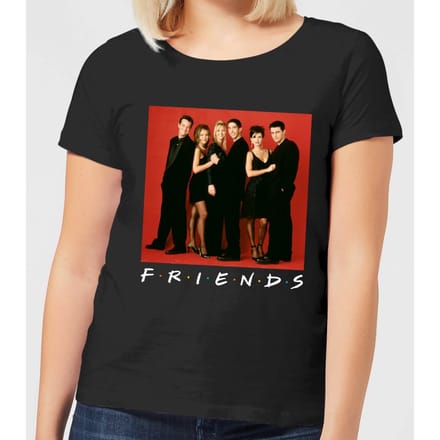 Friends Character Pose dames t-shirt - Zwart - M