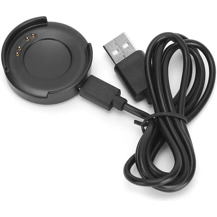 Draagbare Oplaadbasis Dock met 1m 3.3ft Datakabel Oplader voor Honor S1 Smartwatch gray