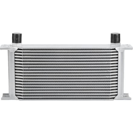 Radiateur Refroidisseur d'Huile Moteur Type Britannique 19 Rangées Système de Refroidissement Argent