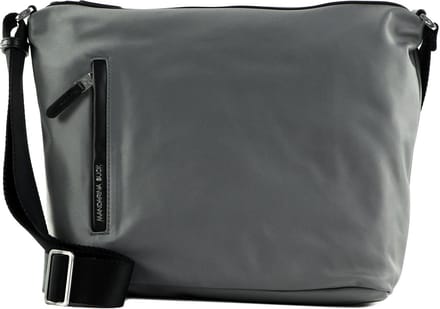 MANDARINA DUCK Schoudertas Hunter Hobo Smoked Pearl Grijs
