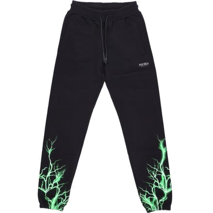 Lichtgewicht heren trainingsbroek Lightning Pants Zwart/groen