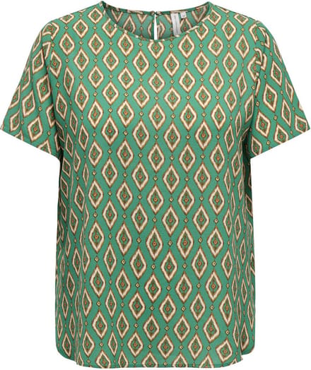 ONLY CARMAKOMA CARLUX LIFE SS TOP Dames Top - Maat 46