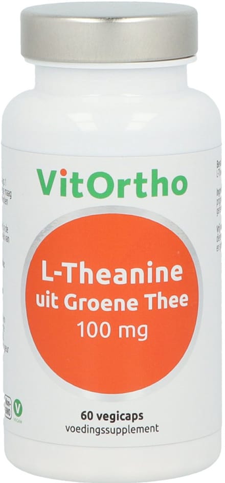 VitOrtho L-Theanine uit Groene Thee 100 mg (60 vegicaps)