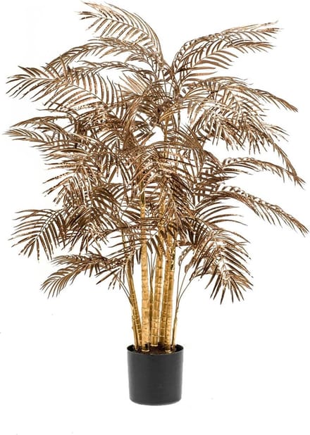Emerald - Kunstplant Areca Palm Metallic Brons 200cm - Kunstplant voor binnen