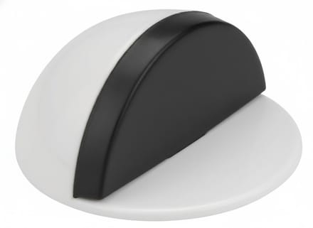 Zelfklevende deurstopper - wit - diameter 4,5cm - hoogte 2,5cm - deurstop