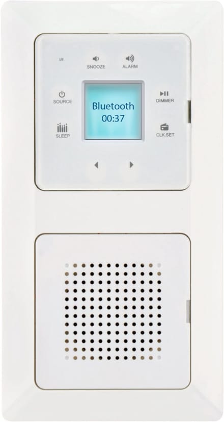 Unitec UP Radio Touch Bluetooth klok wekker timer afstandsbediening display inbouw
