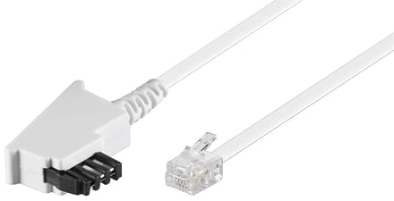 Goobay 68542 telefoonkabel 15 meter Wit