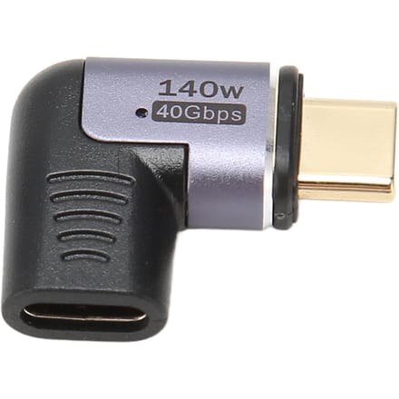 USB C Magnetische Adapter 140W 40Gbps Rechte Hoek 8K 60Hz Ondersteund 90 Graden Type C Adapter voor