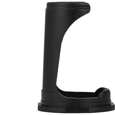 Support de brosse de rasage en acrylique noir professionnel, outil de rasage de brosse à barbe Holder black
