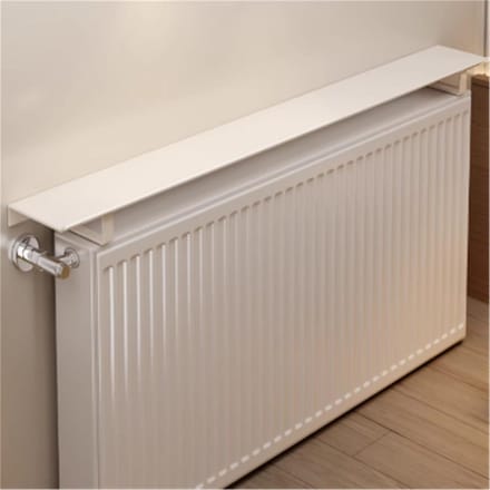 Radiatorplank - Opbergrek - Ruimte Maximaliseren - Eenvoudige Montage - 60 x 15 cm - Wit