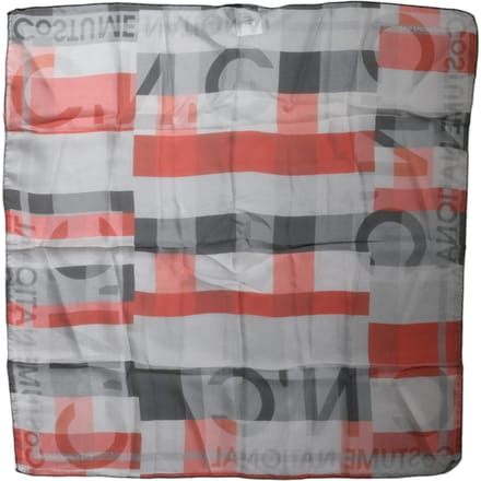 Zijden Sjaal met Geometrische Print