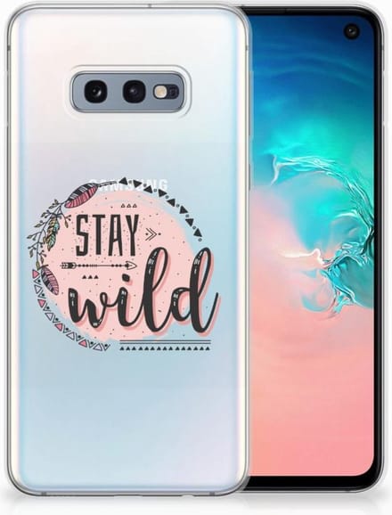 Samsung Galaxy S10e Telefoonhoesje met Naam Boho Stay Wild