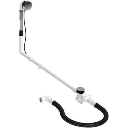 Duravit drain and overflow set Quadroval with inlet 792209000001000