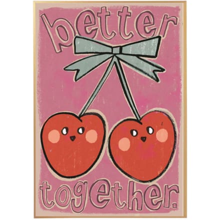 Studioloco - Cherries Poster Kinderkamer - Kamer Decoratie - Wanddecoratie - 50 x 70 cm