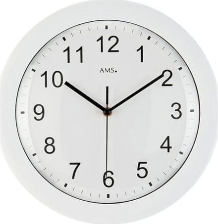 Radiogestuurde wandklok, 30 cm