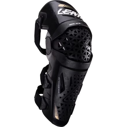 Leatt Dual Axis Pro Zwarte Knie- en Scheenbeschermers - Kniebrace