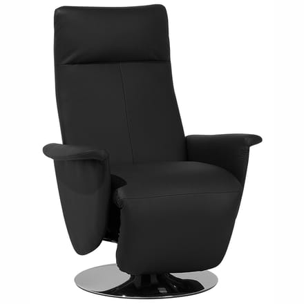 PRIME - TV-fauteuil - Zwart - Kunstleer