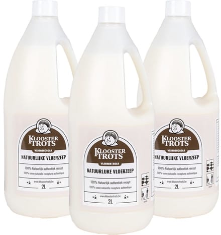 Kloostertrots Natuurlijke Vloerzeep (3 x 2 Liter)