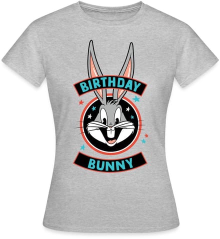 Looney Tunes Bugs Bunny Birthday Bunny T-Shirt Dames