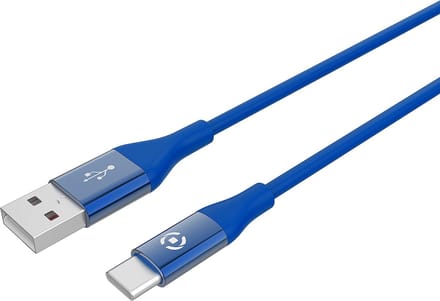 Celly Feeling Oplaadkabel 15W - USB kabel - USB-A naar USB-C kabel - 3.0m - Blauw