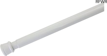 RFWR® Uitschuifbare Spanstang voor Gordijnen zonder Schroeven - 80-130 cm, Wit