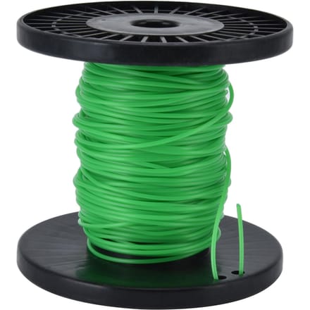 Fil de coupe-bordures rond de 2 mm, fil vert pour tondeuse à gazon Husqvarna, 30 m 30m/98.4ft