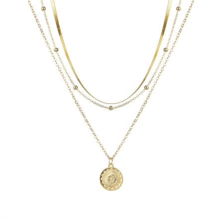 Sorprese Ketting - Rome - Goudkleurig - Ketting Dames - cadeau - Model Y