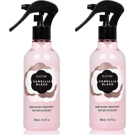 Elastine Camellia Soin Capillaire Noir, 240ml, 2 pièces white