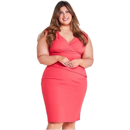 Damesjurk Goddiva Bardot Midi