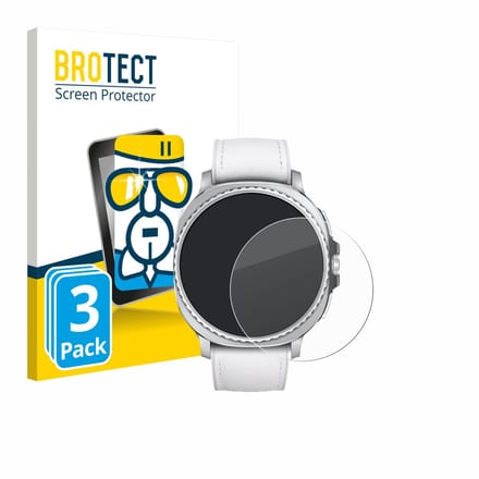 Screenprotector 3 Stuks voor Samsung Galaxy Watch 8 Classic (46 mm) Beschermglas transparant