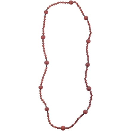 Behave – Ketting – Hout – Grote kralen – Vintage look – 88 cm