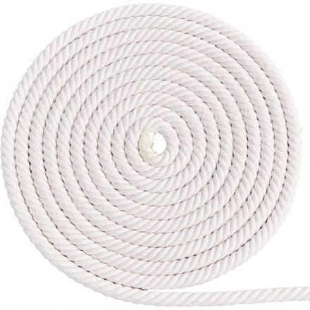 Sterk Katoenen Touw 8mm - Decoratief & DIY - Per Meter
