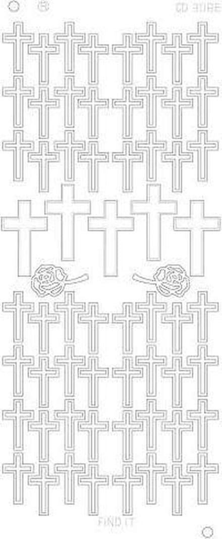 Crosses Platinum - Zilver 1 stuks