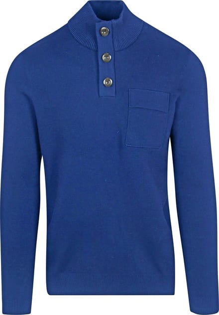 Blue Industry Mocker Pullover Kobaltblauw - Maat S - Heren - Pullovers