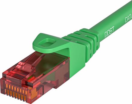 Qost - CAT6 internetkabel - 100% koper / UTP - 10 Gbps / 250 MHz - RJ45 Connectoren - Patchkabel / Netwerkkabel - 3 meter - Groen