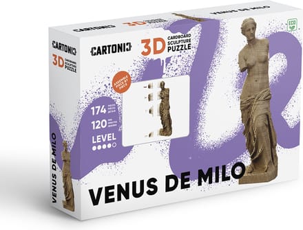 Cartonic - VENUS DE MILO - 3D puzzel- puzzels- DIY- kinderen en volwassenen