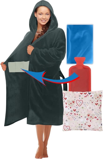 Therapiejas met Warmte- en Koudetoepassing voor Rug en Buik