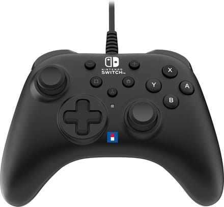 Hori Wired Controller Turbo - Black (Switch/Switch OLED) - Nintendo Switch